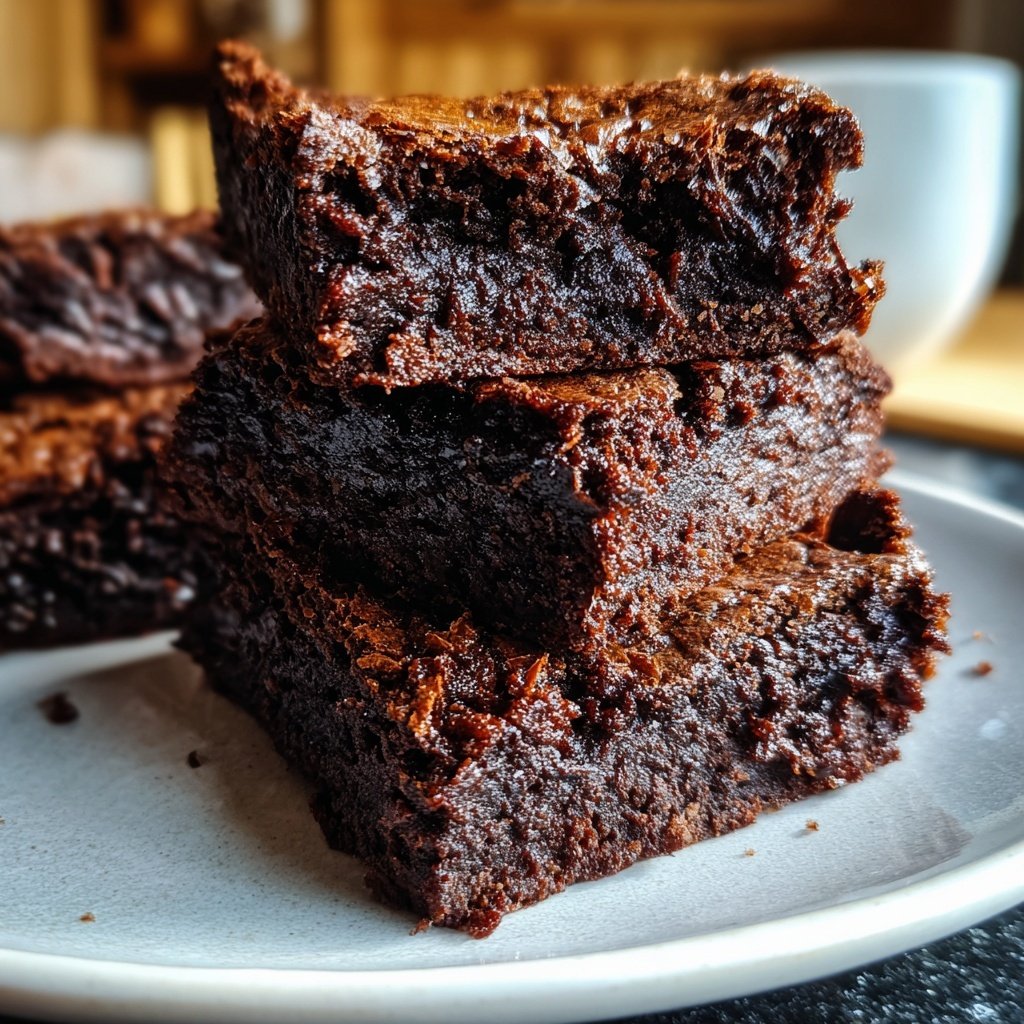 Cottage Cheese Brownies with Espresso