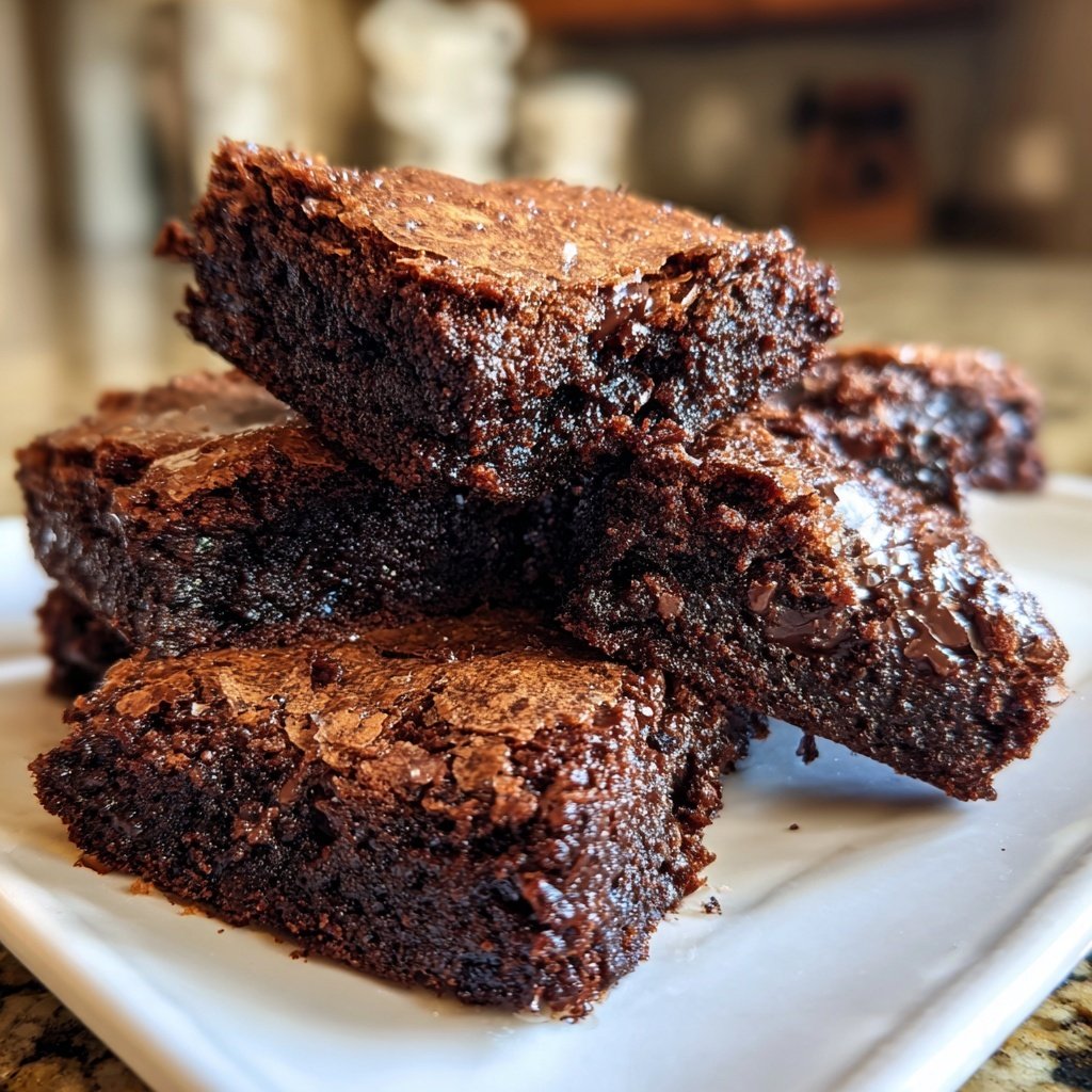 Fudgy Sourdough Discard Brownies