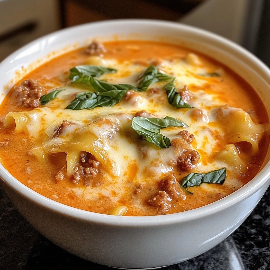 Creamy Lasagna Soup