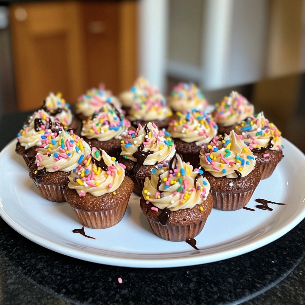 Super Bowl Dessert Mini Cupcake Platter