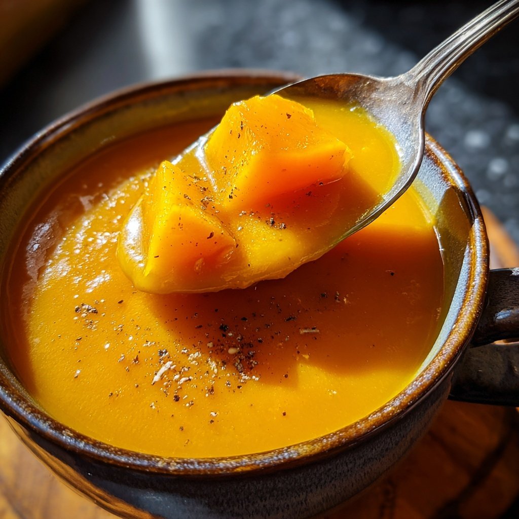 Healthy Crockpot Butternut Squash Soup