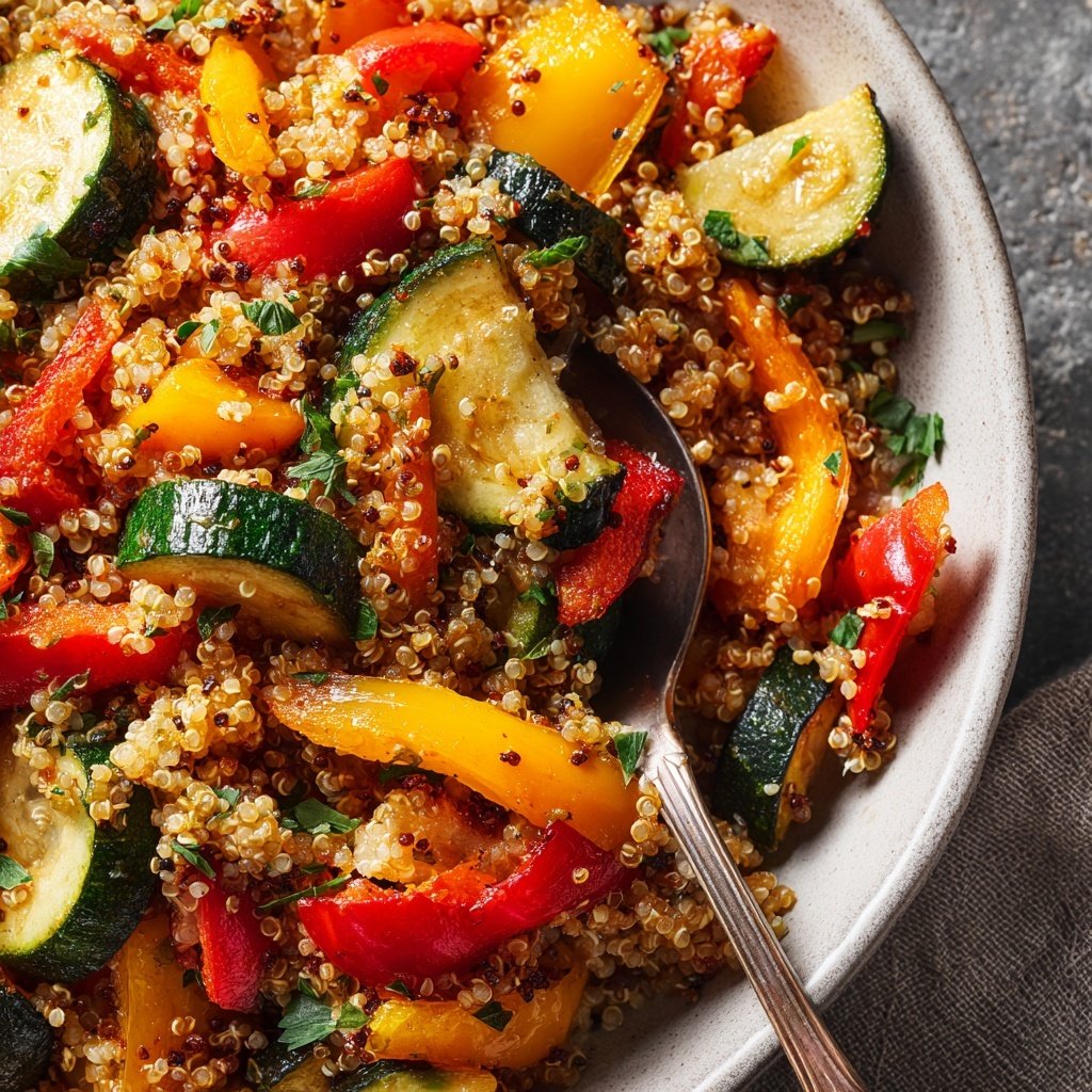 Herb Roasted Veggie Quinoa
