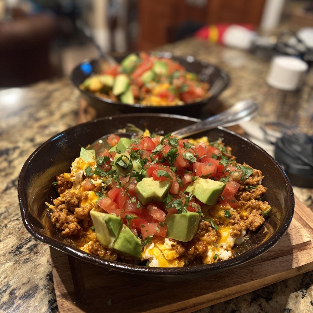 Ground Turkey Taco Bowls