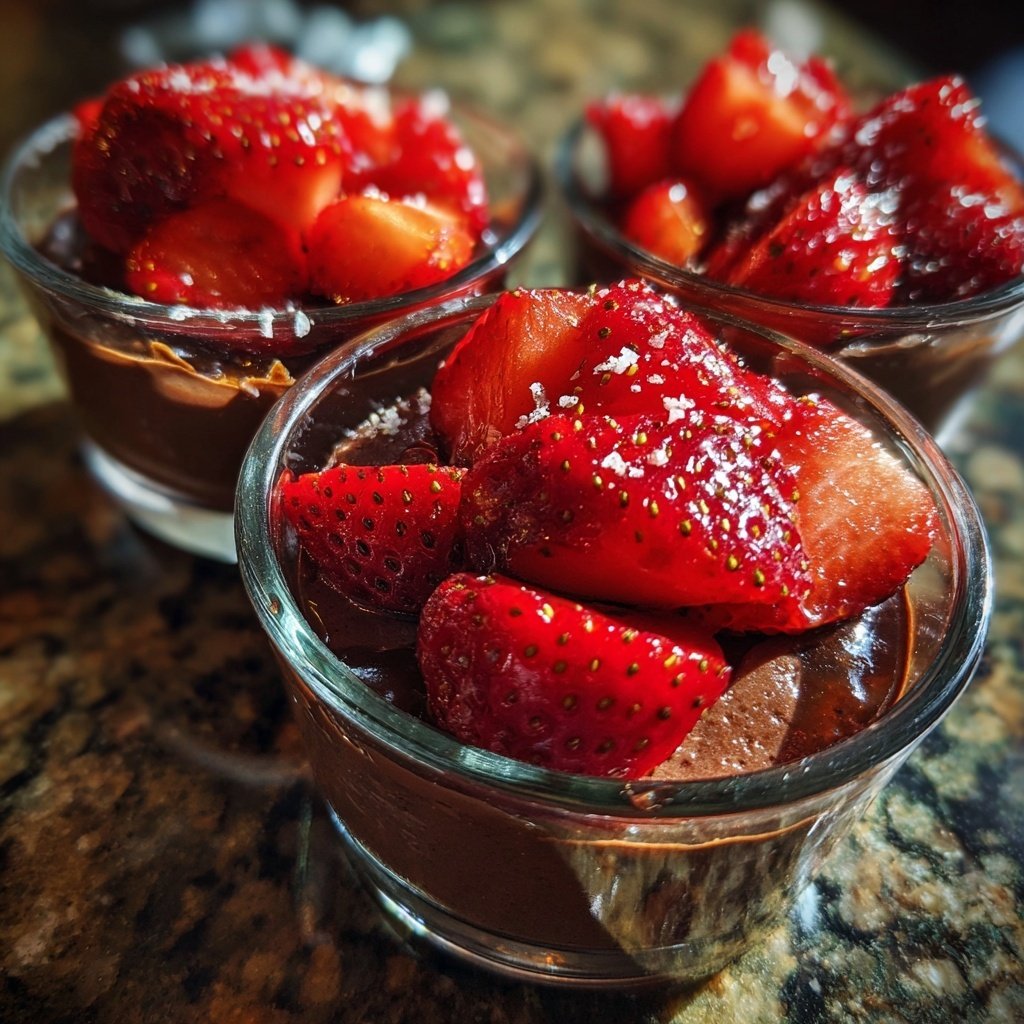 Chocolate Strawberry Dessert Cups