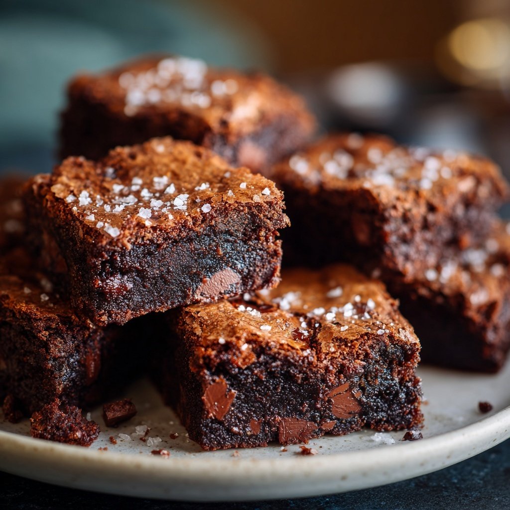 Fudgy Discard Brownies With Cocoa