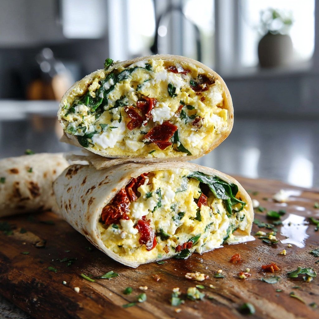 High Protein Egg White Dinner Wrap