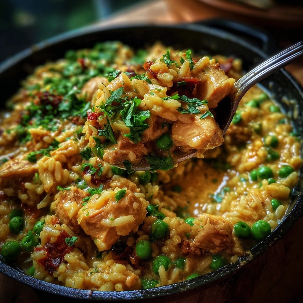 Creamy One Pot Chicken And Rice